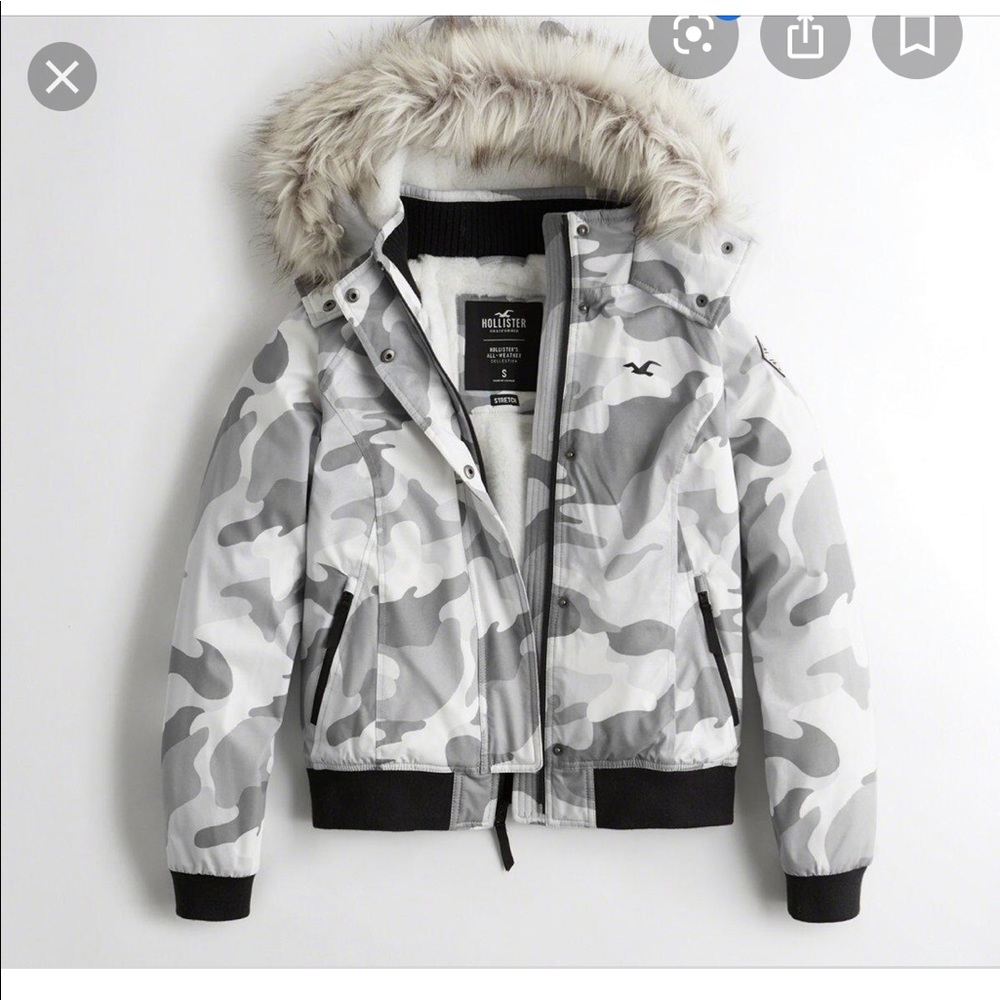 ISO!!!! HOLLISTER CAMO BOMBER!